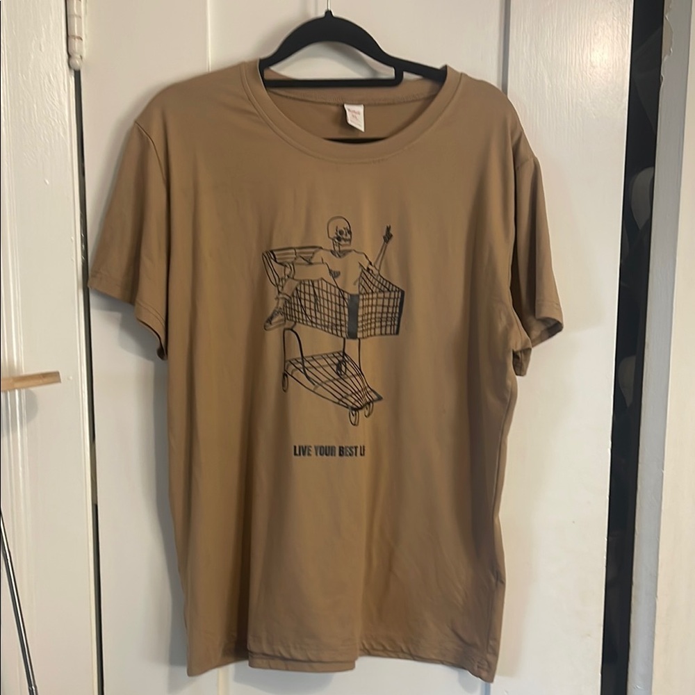 Tan Graphic T-Shirt